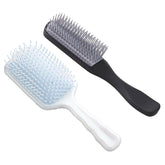 Urbane Home Hair Brush | Flexible Bristles Brush | Hair Brush with Paddle | Straightens & Detangles Hair Brush | Suitable For All Hair Types | Hair Brush Styling Hair | Set of 2 | Blue & Black